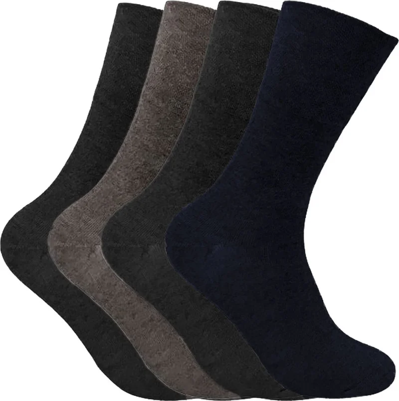 Hepsine Rakip Competing All 4 Pack Men's Thin Wool Bamboo Sock Socks Seamless Quality