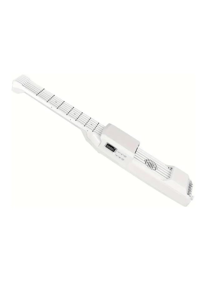 ميغاريا جيتار ذكي مع تقنية AI MIDI وشحن USB - جيتار كهربائي/صوتي هجين، نظام تدريب صامت مع سماعات الرأس/مكبر صوت، لا يتطلب ضبط، - أبيض - Image 2