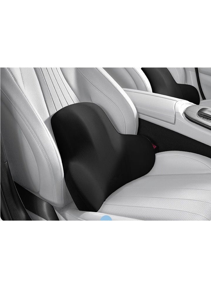 Ergonomic Memory Foam Car Headrest And Lumbar Support Pillow – Neck And Back Support Cushion For Car, Office Chair And Home Comfort. - Image 1