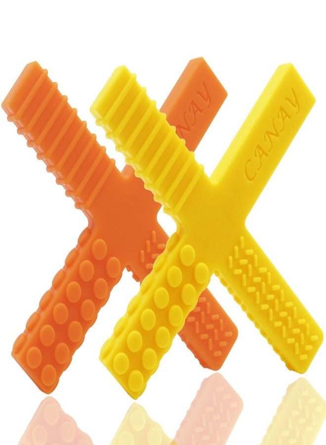 CANAY Xtra Tough Sensory Chew Stick Toys for Kids, Boys & Girls – Designed for Autism, Teething, Chewing, ADHD, SPD, Oral Motor Needs- for Moderate & Aggressive Chewers (2 Pack) - Image 1