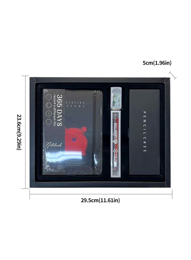 شيانغ يو مجموعة قرطاسية للطلاب مع علبة قلم رصاص ومجموعة دفتر ملاحظات للأطفال - Image 5