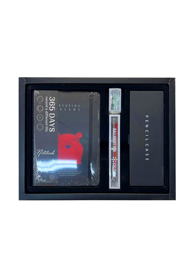 شيانغ يو مجموعة قرطاسية للطلاب مع علبة قلم رصاص ومجموعة دفتر ملاحظات للأطفال - Image 1