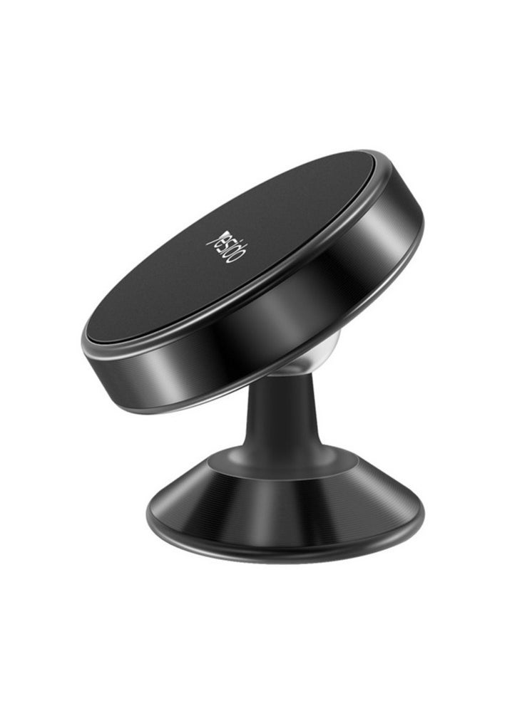 Yesido C56 Car Mount – Black Magnetic Holder for Secure Smartphone Placement - Image 2