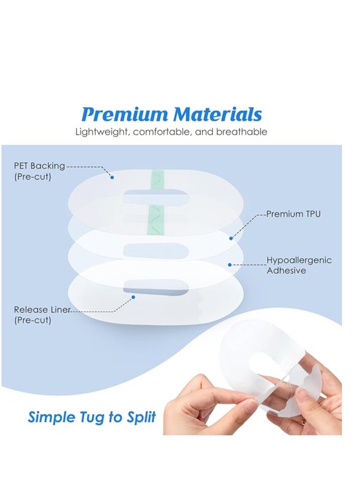 Generic 20 Pack Sensor Covers for Dexcom G6, Adhesive Patches Waterproof, Waterproof Sensor Patches, G6 Waterproof Adhesive Transparent Tape  - Image 2