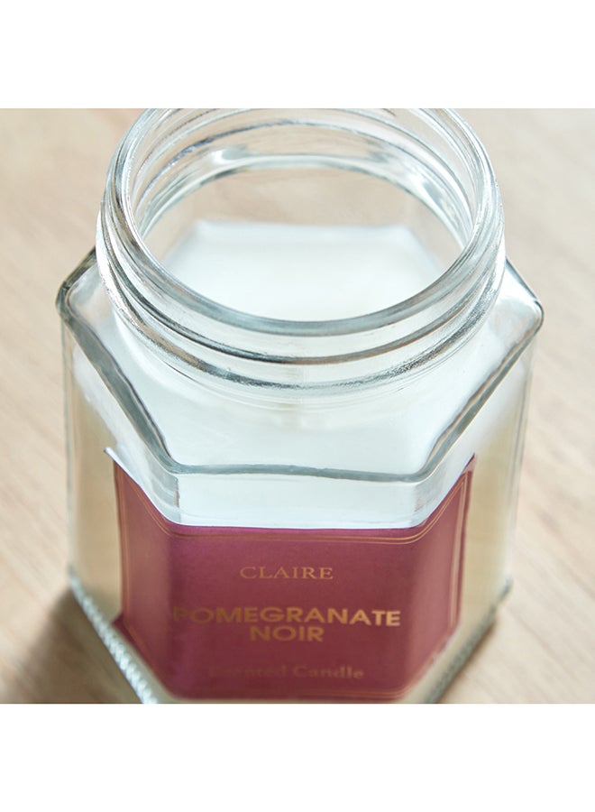 Home Box Claire Pomegranate Noir Hexa Glass Jar Candle -150 g - Image 3
