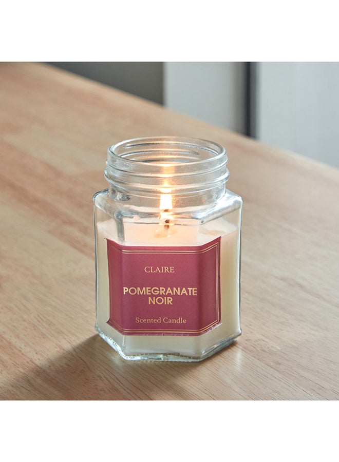 Home Box Claire Pomegranate Noir Hexa Glass Jar Candle -150 g - Image 2