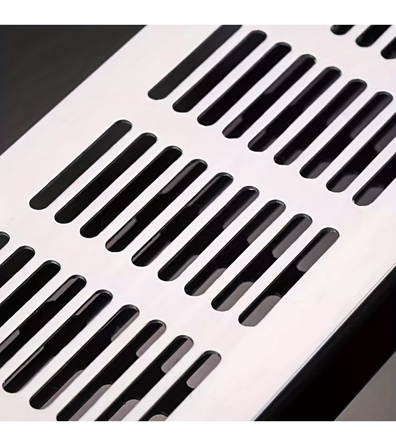 6 Pack Aluminum Mesh Ventilation Grid 80mm x 300mm Matte for Kitchen Cabinet Door Heat Dissipation Cover - Image 2