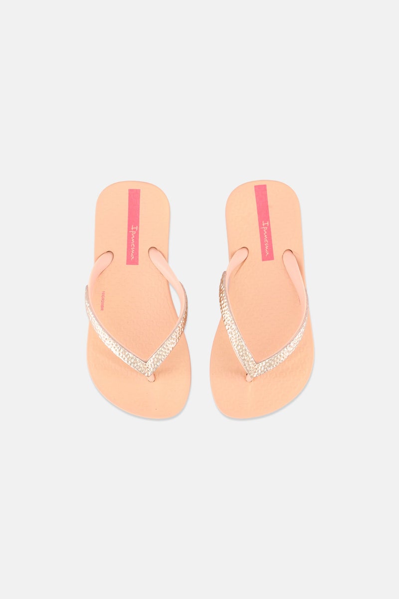 Ipanema Toddlers Girl Mesh III Slip On Slipper, Peach  - Image 3
