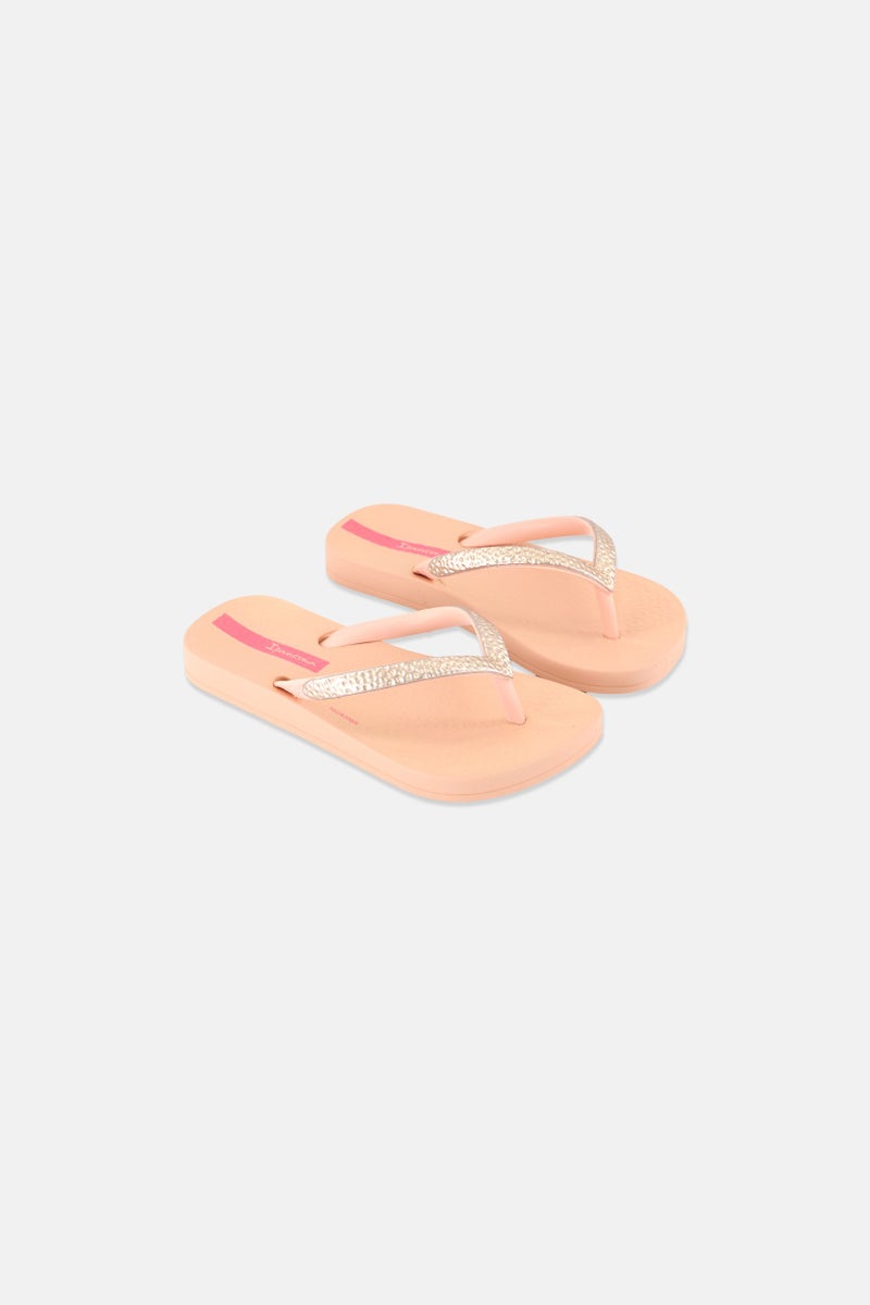 Ipanema Toddlers Girl Mesh III Slip On Slipper, Peach  - Image 1