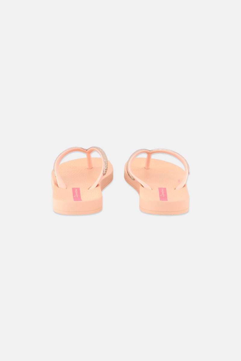 Ipanema Toddlers Girl Mesh III Slip On Slipper, Peach  - Image 4