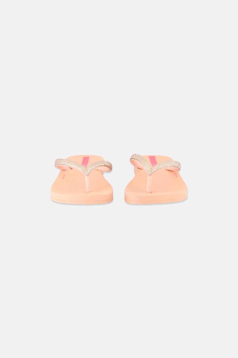Ipanema Toddlers Girl Mesh III Slip On Slipper, Peach - Image 2