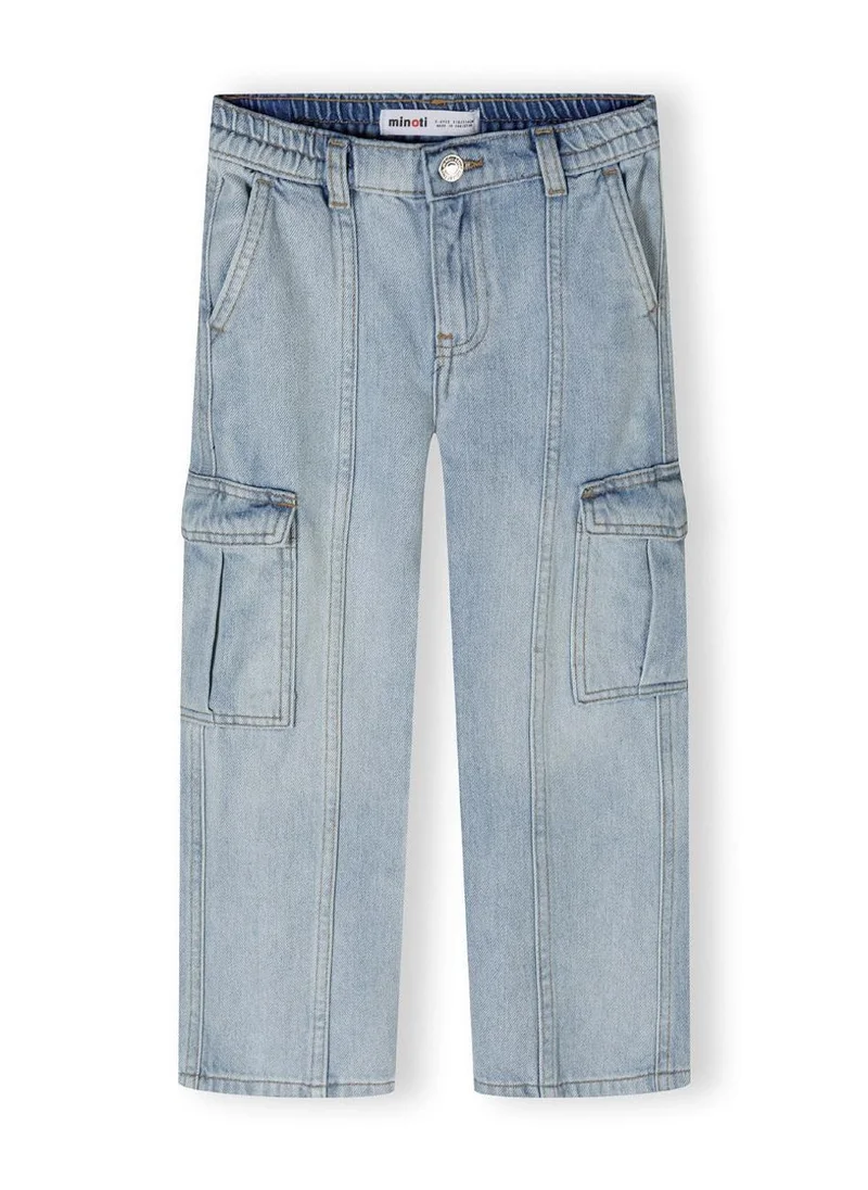 مينوتي Teens Denim Cargo Jeans