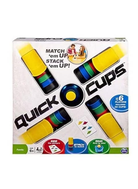 Quick Cups Multicolour Match And Stack 30-Cups Set Game For Kids (2-6 Player)