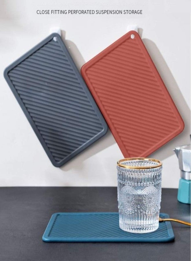 SIYANSHU Silicone Table Mat,Silicone Trivet Non-Slip,Kitchen Table Pad Multi-Purpose Hot Pads, Spoon Rest, Cooking & Dining,Random Color (Pack of-3, Large) - Image 3