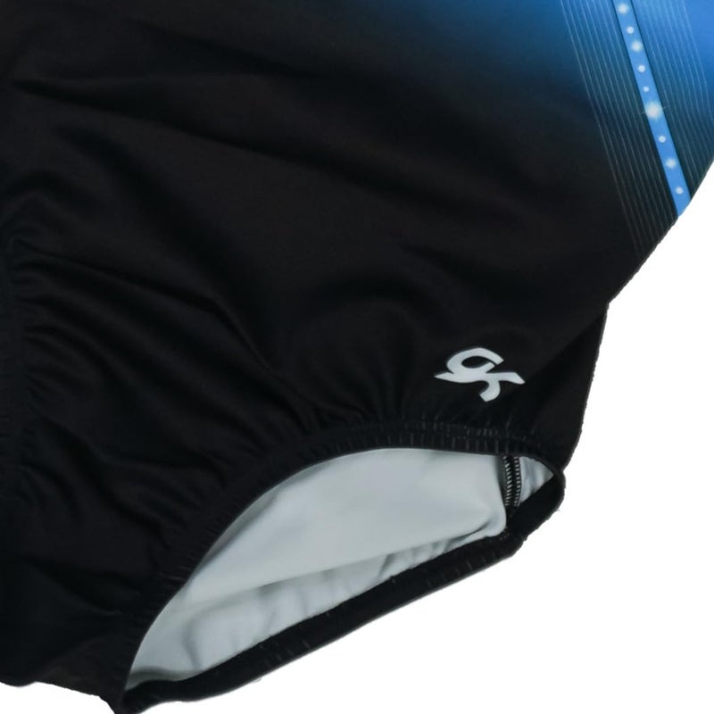 GK Glitz & Glam Gymnastics Leotard - Adult Small,blue - Image 4