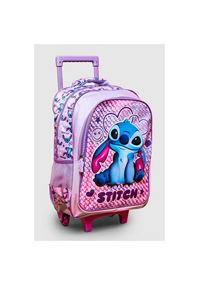 أر أند بي 5 Pack Stitch Print Trolley Backpack Set - 18"