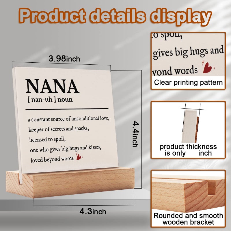 Belatelove Nana Gift  Best Nana Ever Gift  Nana Gifts from Grandchildren  Nana Grandma Birthday Mothers Day Gift  - Image 2