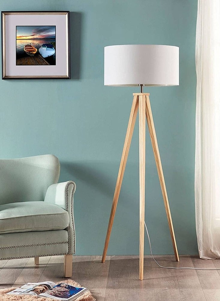 DubaiGallery Nordic Vertical Bedside Floor Lamp Inclined Rod for Living Room & Bedroom With 12W - Image 3