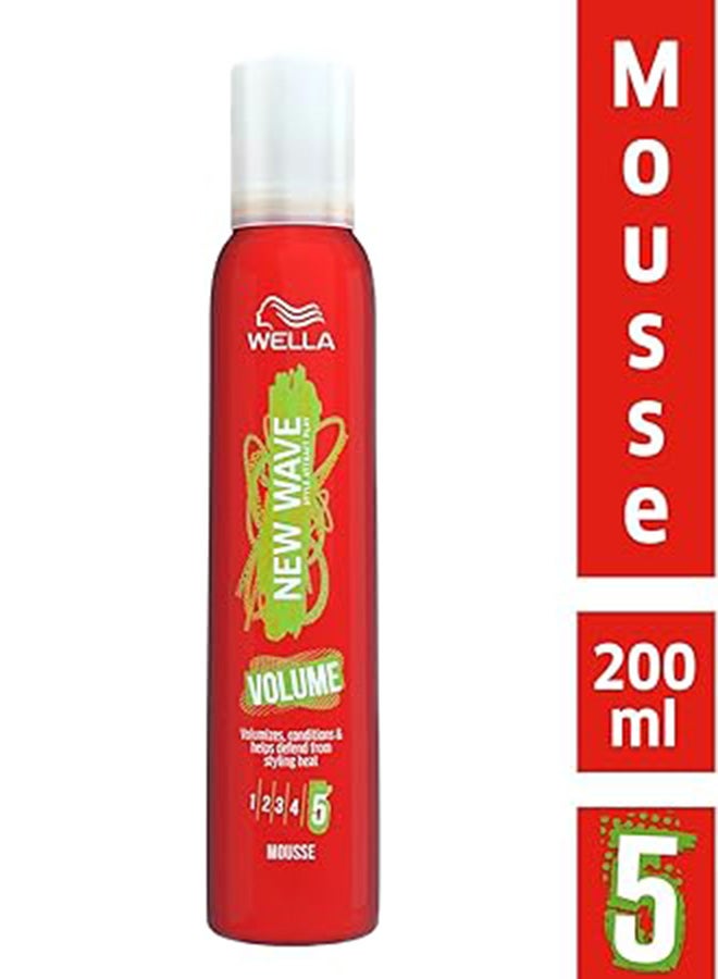 WELLA New Wave Volume Mousse 200ml - Image 2
