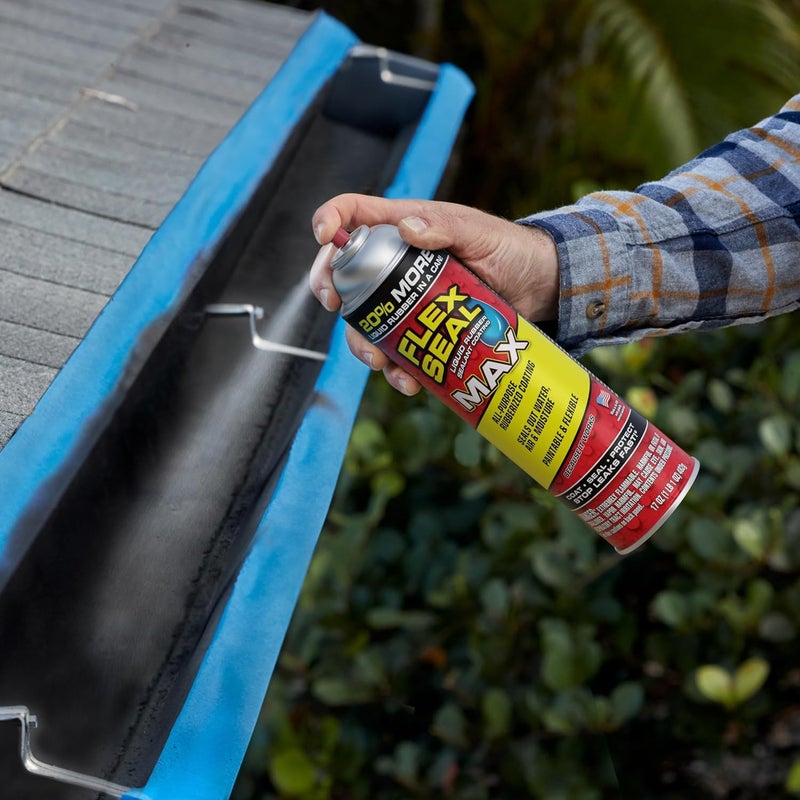 Flex Seal MAX Liquid Rubber Sealant Coating, 17 oz, 2-Pack, Black - Image 2