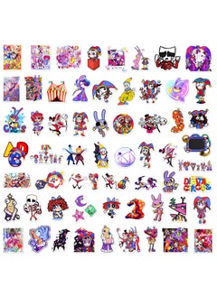 Y&D 180Pcs Random Anime Sticker The Amazing DIigital Circus Stickers Pack Kawaii Stickers Waterproof Vinyl Stickers Aesthetic Anime Stickers For Boys Girls Stickers For Skateboard Laptop Water Bottle  - Image 4