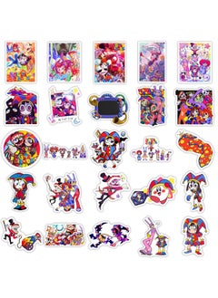 Y&D 180Pcs Random Anime Sticker The Amazing DIigital Circus Stickers Pack Kawaii Stickers Waterproof Vinyl Stickers Aesthetic Anime Stickers For Boys Girls Stickers For Skateboard Laptop Water Bottle  - Image 3