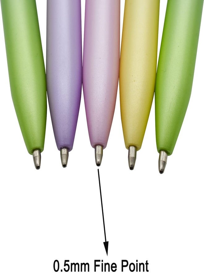 Maydahui 12 PCS Colorful Rose Ballpoint Pen Retractable Novelty Flower Pens Fresh Style Black Ink for School Home Office - Image 4