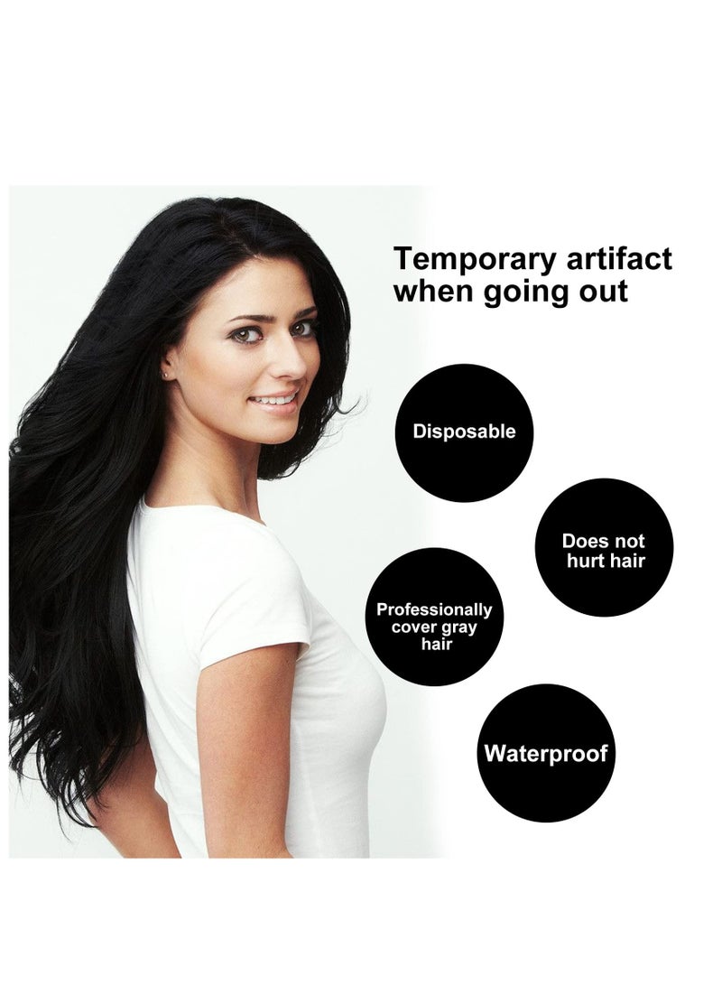 KASTWAVE Root Touch Up, Hair Dye Pen, Root Cover Up Black, Hairline Powder Stick, Haircolor Touch-Up Stick to Cover Gray Hair Root, Semi-permanent Root Hair Coloring - Image 5