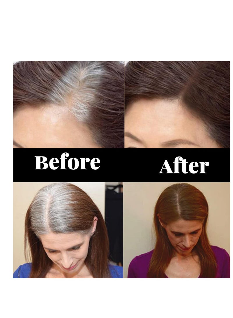 KASTWAVE Root Touch Up, Hair Dye Pen, Root Cover Up Black, Hairline Powder Stick, Haircolor Touch-Up Stick to Cover Gray Hair Root, Semi-permanent Root Hair Coloring - Image 2