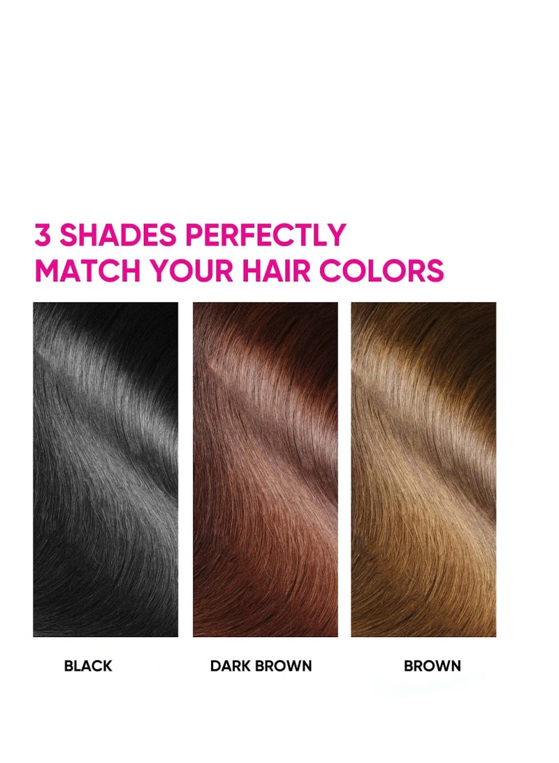 KASTWAVE Root Touch Up, Hair Dye Pen, Root Cover Up Black, Hairline Powder Stick, Haircolor Touch-Up Stick to Cover Gray Hair Root, Semi-permanent Root Hair Coloring - Image 4