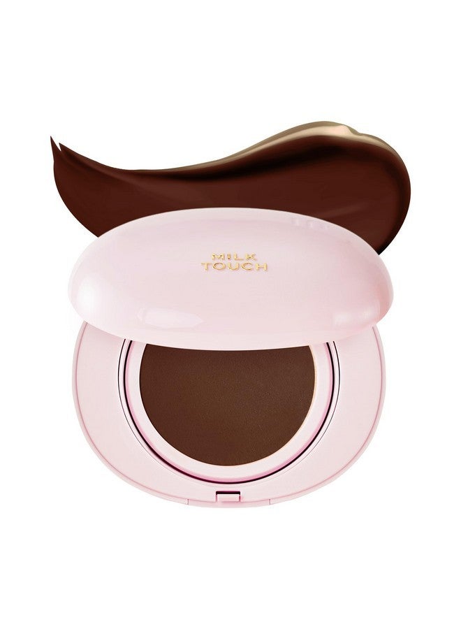 ميلك تاتش كريم أساس ميلك تاتش كوشن، بشرة خالية من العيوب تدوم ٢٤ ساعة، لمعان متألق، بدون أكسدة، يدوم طويلًا، لا يتجعد، كريم أساس كوري مرطب للبشرة بنسبة ٦٠٪، هدايا عيد الحب (٥٠ سنتًا بلون الشوكولاتة) - Image 1