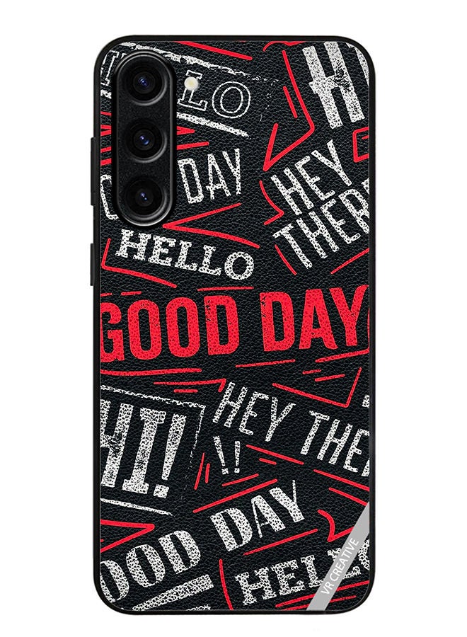 VR CREATIVE Protective Case Cover For Samsung Galaxy S23 Hello There Good Day Design Multicolour - Image 1
