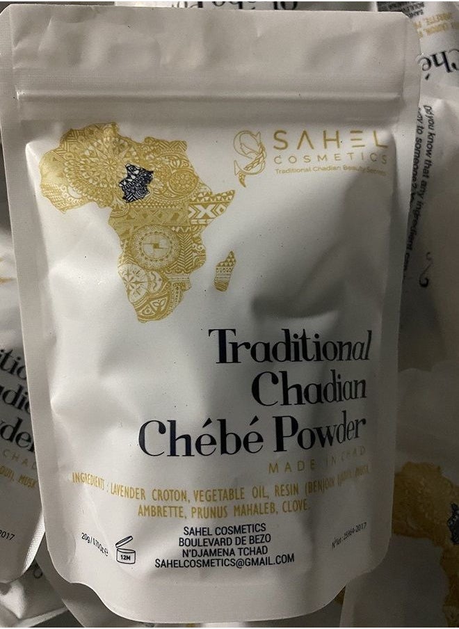 Sahel Cosmetics - Chebe Powder (20g) - Contains All-Natural Ingredients Promotes Strong and Healthy Hair Growth Helps Prevent Breakage - Image 1