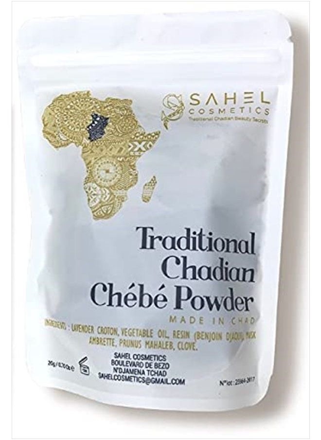 Sahel Cosmetics - Chebe Powder (20g) - Contains All-Natural Ingredients Promotes Strong and Healthy Hair Growth Helps Prevent Breakage - Image 1