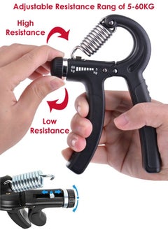 Hand Grip Strengthener, Strength Trainer With Adjustable Resistance, Hand, Wrist And Forearm Exerciser For Athletes, Fitness Lovers, Heart Patients, Muscle Building And Rehabilitation - pzsku/Z12A9B4FC33B8604AFB31Z/45/_/1683099474/8d06966b-f684-484e-8ce0-c2a203a1b971