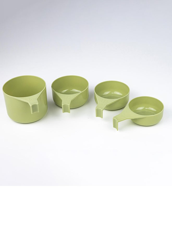 Cuisine Art أكواب قياس ذاتية التكديس 4 قطع من كوزين آرت، بألوان متنوعة - Image 4