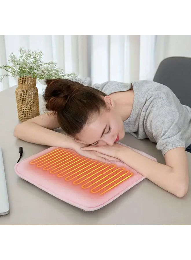 وسادة تدفئة رمادية منفذ USB مع ٣ إعدادات درجة حرارة محمولة للكتفين الرقبة الساقين الظهر - Image 3