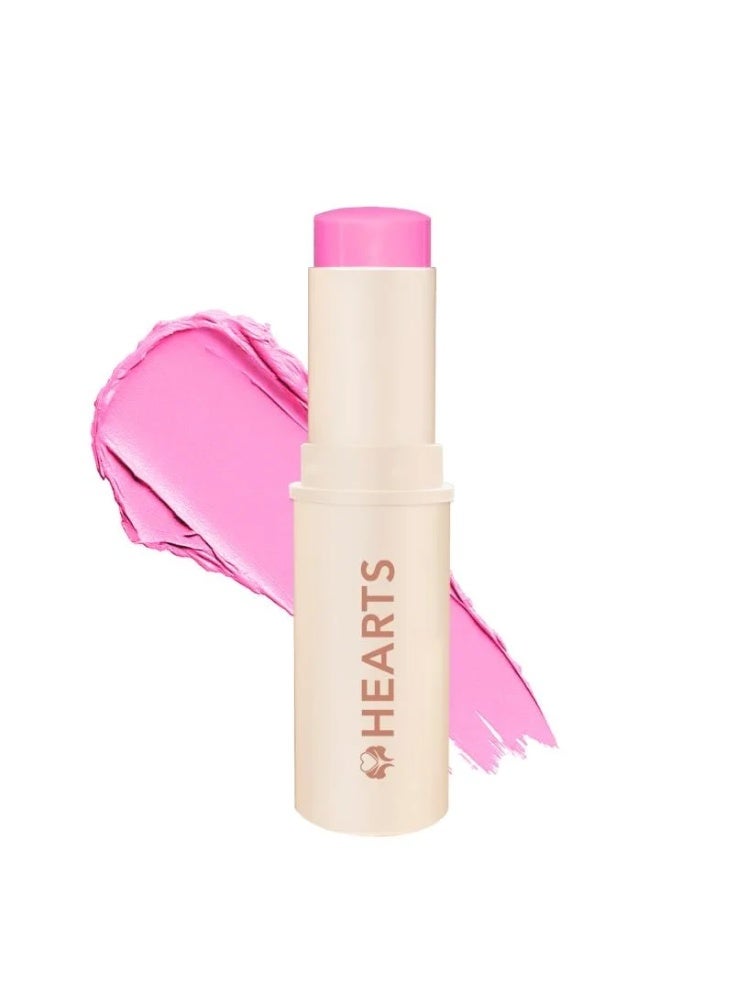 Hearts Blusher Cheek and Lip Stick Pink 01 - Image 1