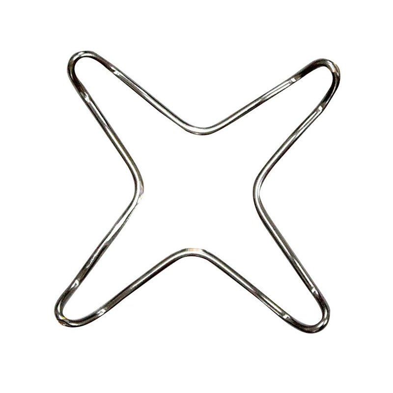 fayle Pan Stand Gas Hob Stand Accessories Stainless Steel Trivet Cooking Kitchen Rack Stove Top Chrome Plated Pot Coffee Maker Support Universal(1) - Image 1
