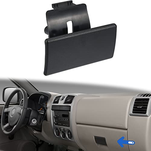 E-Vniko EVniko Glove Box Latch Handle for 20042012 Chevy Colorado GMC Canyon 20062010 Hummer H3 H3T Replacement Compartment Door Catch Replaces 10391626 89042044 - Image 1