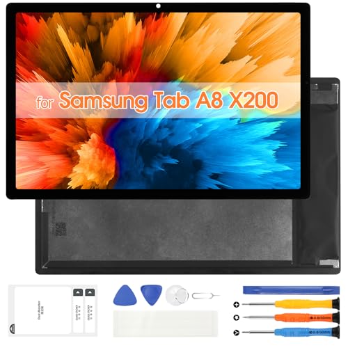 ARSSLY for Samsung Galaxy Tablet A8 Screen Replacement for Samsung Tab A8 SMX200 SMX205 LCD Display Touch Screen Digitizer Full Assembly with Repair Tools Black105 inch - Image 1