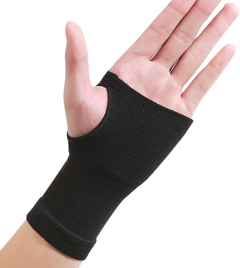 1 Pair Unisex Palm Hand Wrist Glove Tenosynovitis Miracle Wrist Thumb Support Bracers Corrector Hand Pain Relief Gloves(D,L) - Image 1