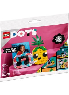 LEGO حامل الصور واللوحة الصغيرة على شكل أناناس من ليجو دوتس 30560  - Image 1
