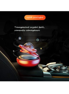 MAGIC VAULT Car Air Freshener Solar Energy Air Purifier for Car Interior Autorotation Decoration Accessories(Black)  - Image 4