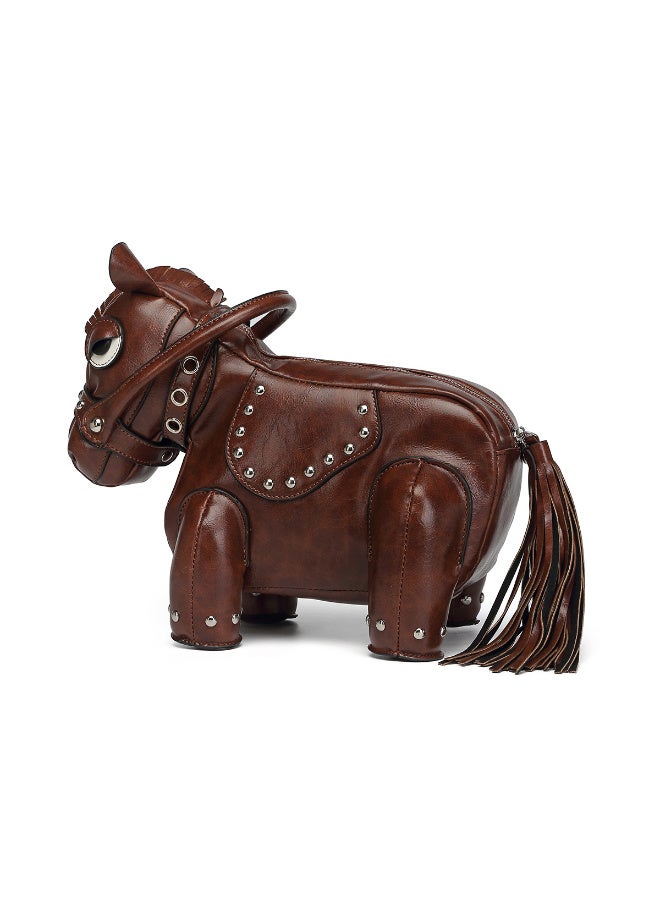 Ciara Sweet and cool, hot girl style, personalized and creative, pony-shaped bag, messenger bag, niche design - Image 2