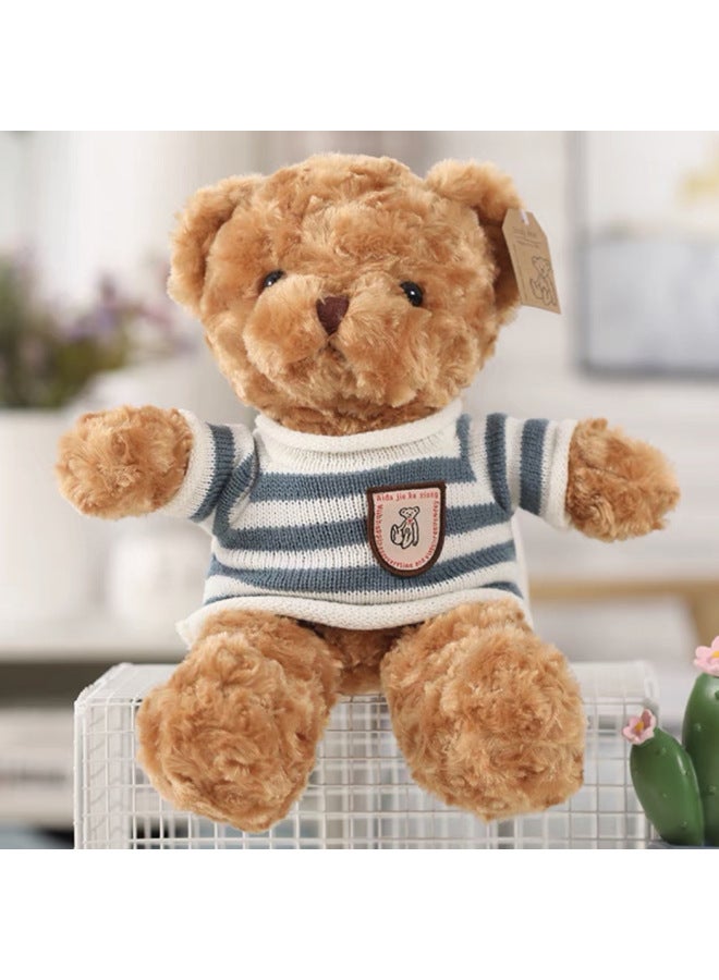 Claw Machine Dolls Toy/plushie For Kids Adults - Fun Arcade Game Play - Soft Stuffed Animal Toy Various Colors Available-Specifications:Blue College Sweater Bear-Color:50cm - Image 1