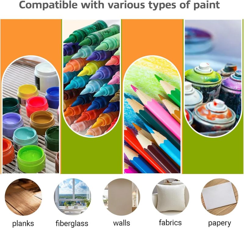 Thanksgiving Stencils: 64 Pcs 3x3 Inch Reusable PET Plastic Stencils - Durable Washable Stencils for Fall Themed DIY Projects Wood Signs Wall Art Fabric Painting Beginners Crafters - Image 5