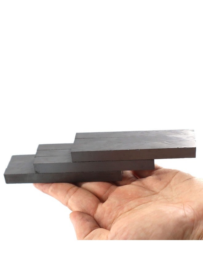 AOMAG Heavy Duty Strong Ceramic Bar Magnets - Bulk Magnet Grade C8 Rectangle Ferrite Bar Magnet 2/5x2/5x4" Block Magnet (Pack of 9) - Image 5