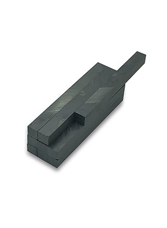 AOMAG Heavy Duty Strong Ceramic Bar Magnets - Bulk Magnet Grade C8 Rectangle Ferrite Bar Magnet 2/5x2/5x4" Block Magnet (Pack of 9) - Image 2
