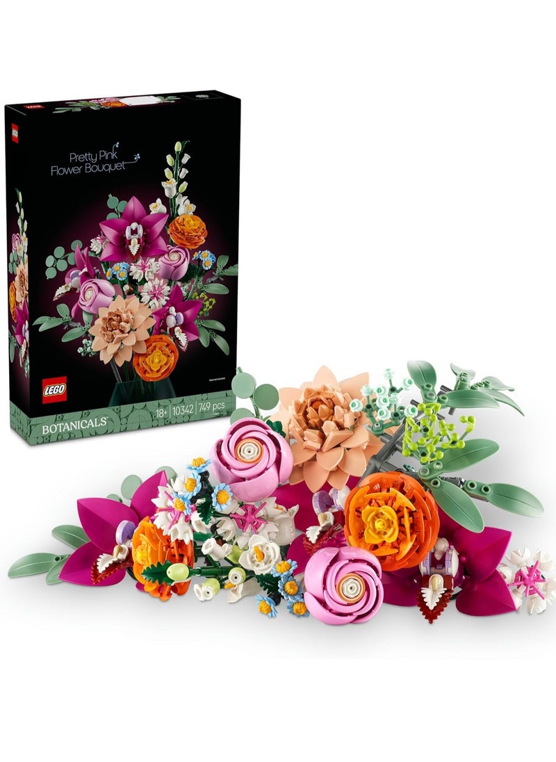 LEGO Pretty Pink Flower Bouquet Set for Adults - Building Toys 10342 - pzsku/Z12AA6A9674F268533EFCZ/45/_/1737461462/00990023-88b7-477c-8936-eb0e57793f55